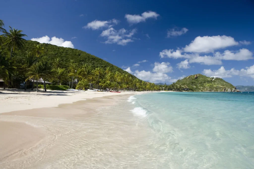 Peter Island's Deadman's Bay is a popular  scuba diving and sport fishing