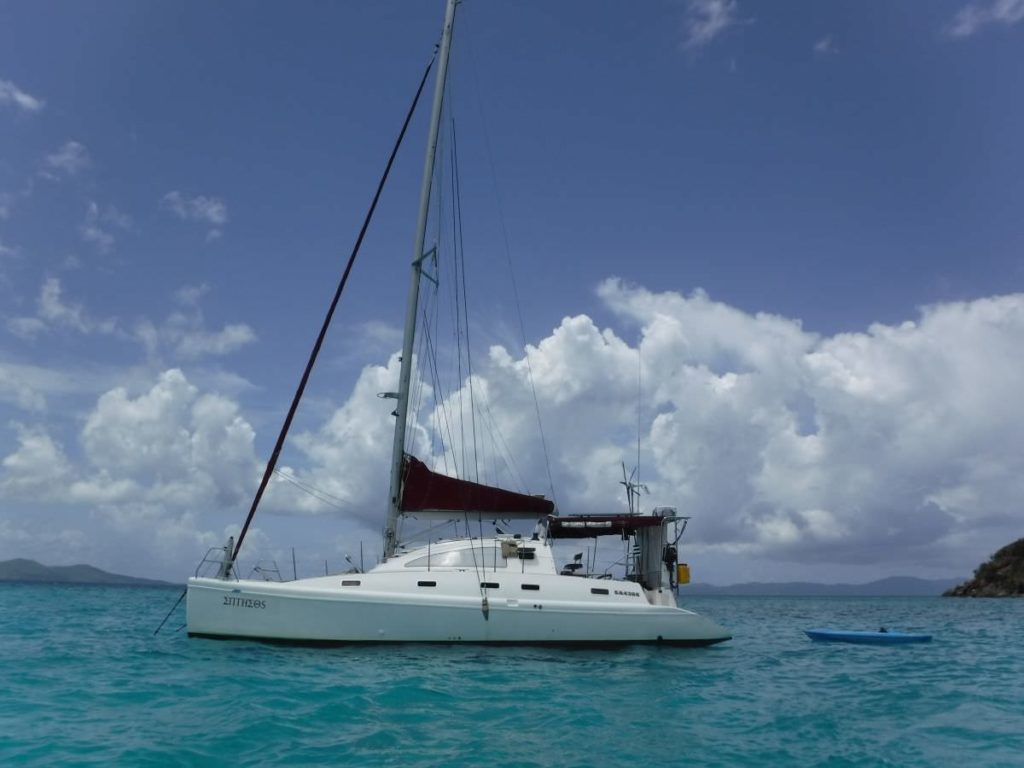 Virgin Islands Catamaran Charter ETHEOS