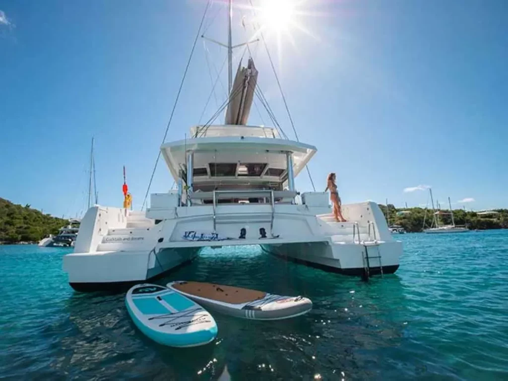 A view of Sailing Catamaran Cocktails and Dreams - USVI Bali Crewed Catamarans