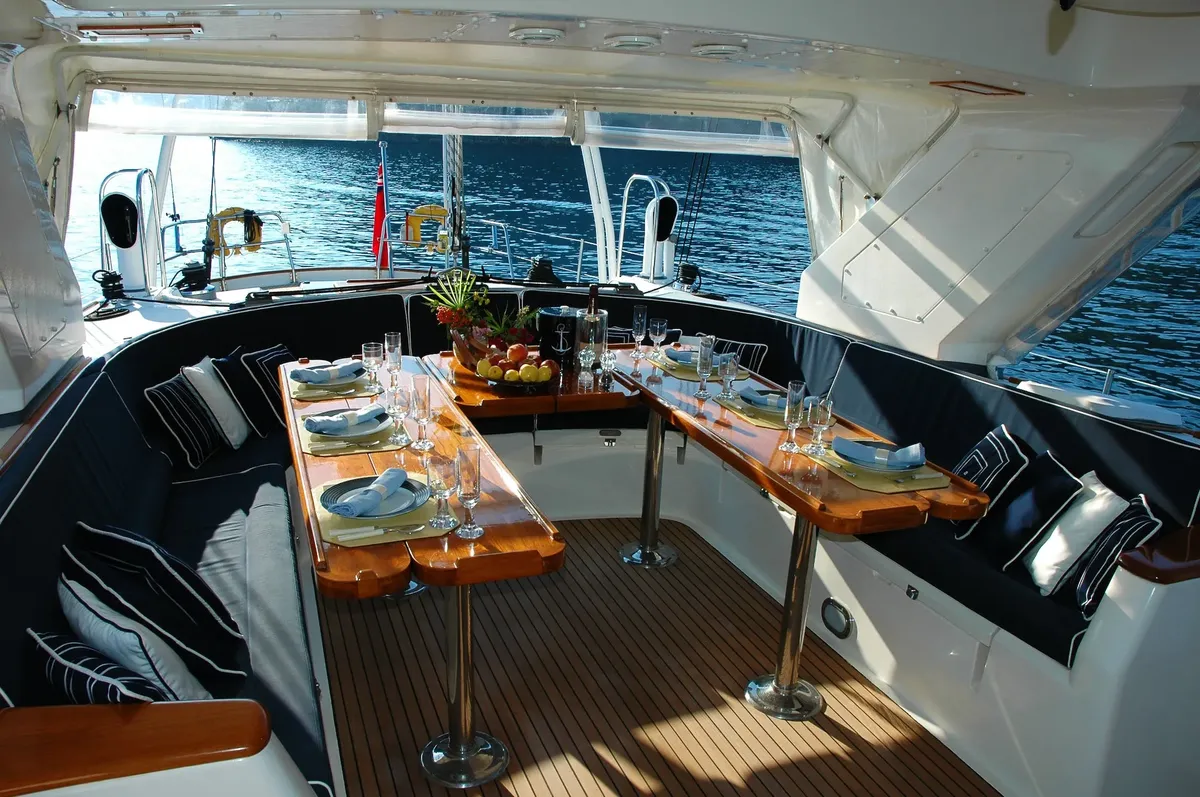 Luxury Gourmet, one of the crewed charter meal plans in the Caribbean