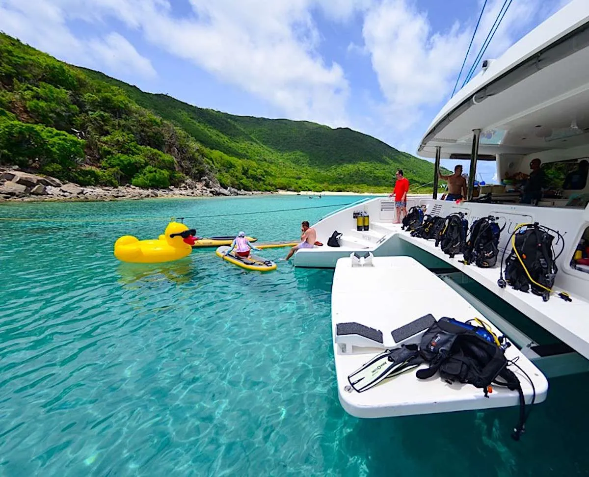 Tranquility scuba diving yacht charter