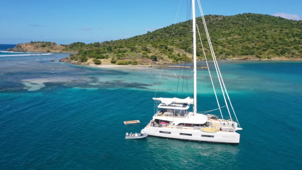 Aeolus 77, a private boat charter BVI