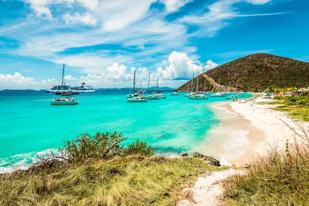 White Bay, BVI - Voyage 50 Catamaran