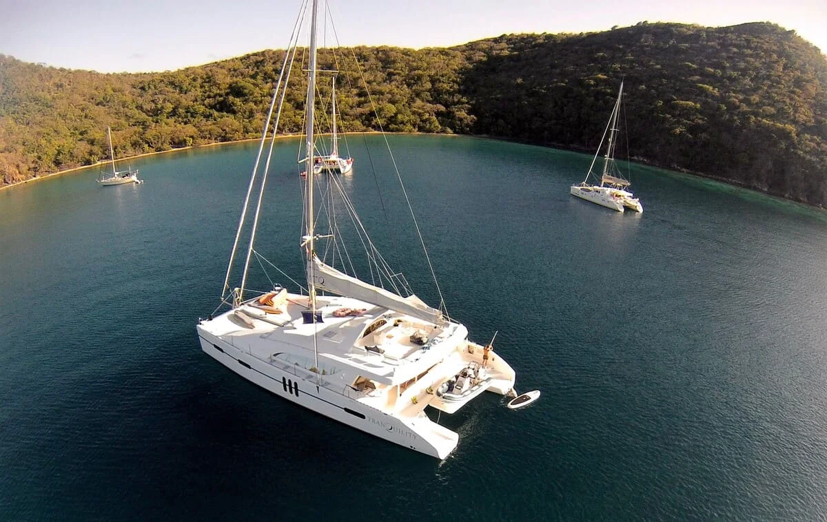 sailing catamaran yacht