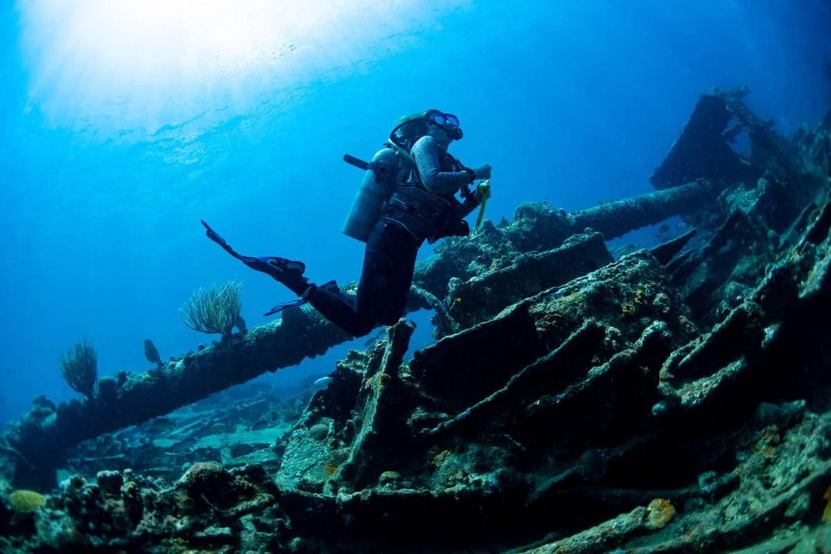 Wreck of the Rhone, photo from Shutterstock