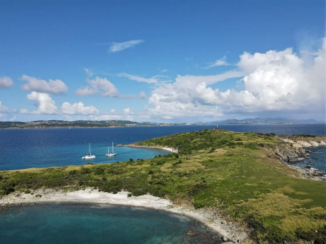 Explore Buck Island on a luxury catamaran charter USVI